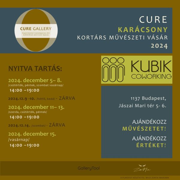 CURE Karácsony – Kortárs Művészeti Vásár 2024.