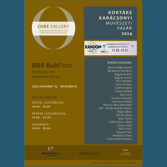Kortárs Karácsonyi Művészeti Vásár 2024- Cooperation with Steeart at BBB KULT Pont